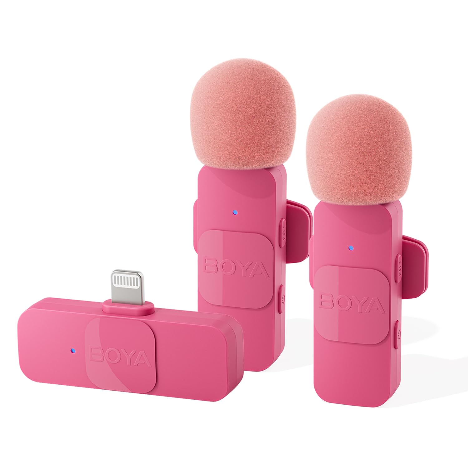 Amazon.co.jp: BOYA BY-V2 ワイヤレスマイク ピンマイク Lightning